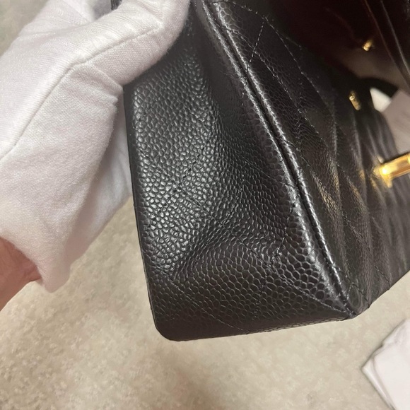 Chanel Small Classic Black Caviar Ghw - Picture 7 of 7